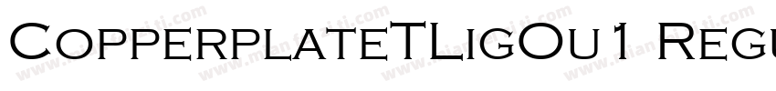 CopperplateTLigOu1 Regular字体转换